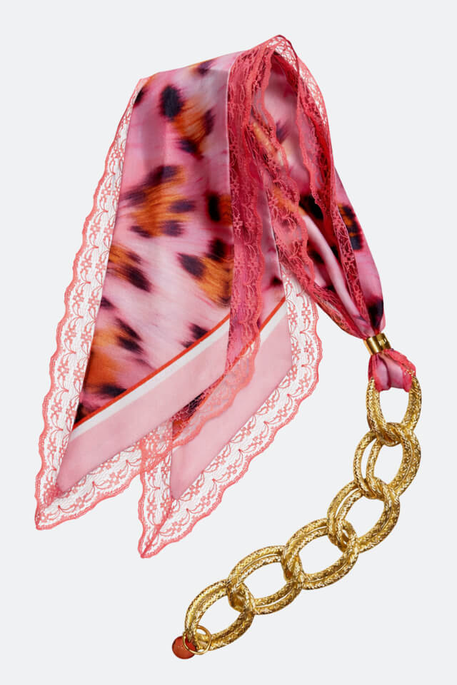 ChainMuse Lace Leo-Pink