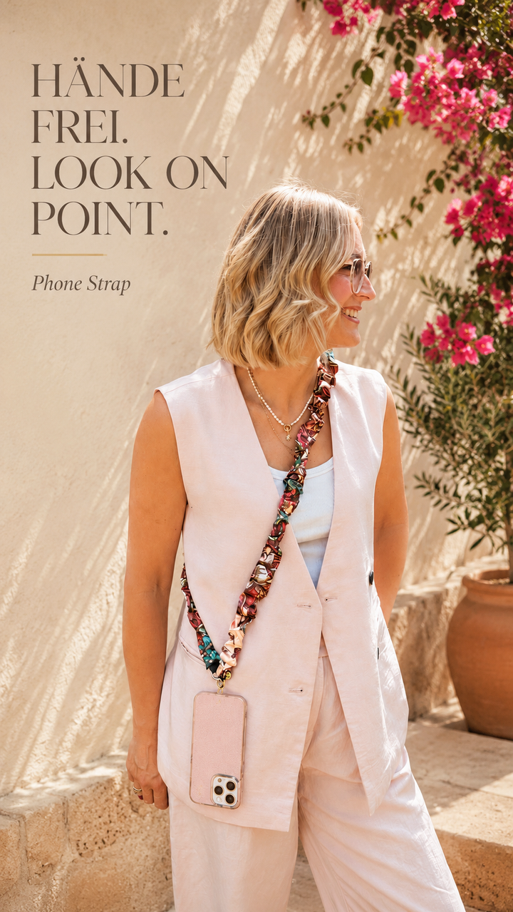 Phone Strap Rose