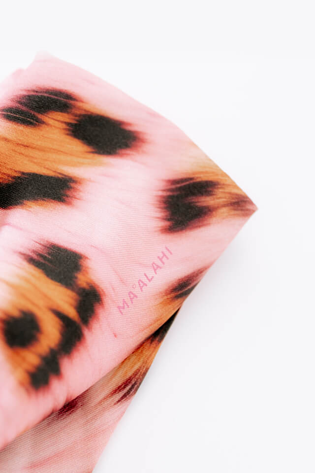 Haarband mit Draht-leo-pink