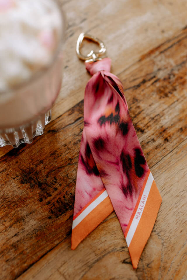 Bijou de sac Leo-Rose