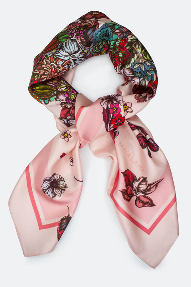 Silk scarf Lio