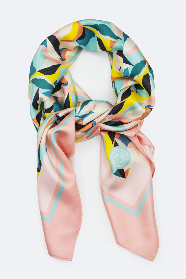 Foulard en soie Luana°Rose