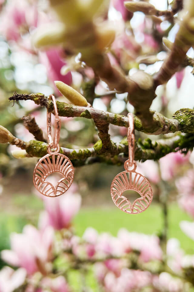 lā Creolen-rosegold-baum
