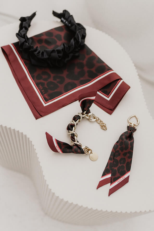 Bracelet Léo Bordeaux