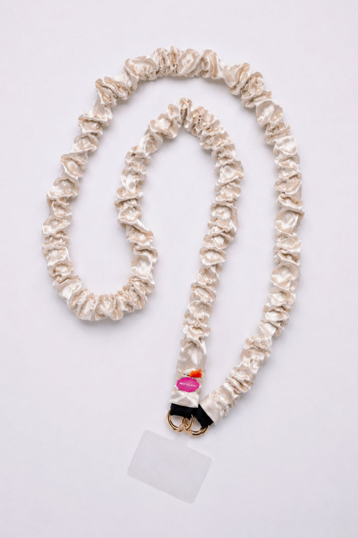 Phone Strap Vibes-Creme