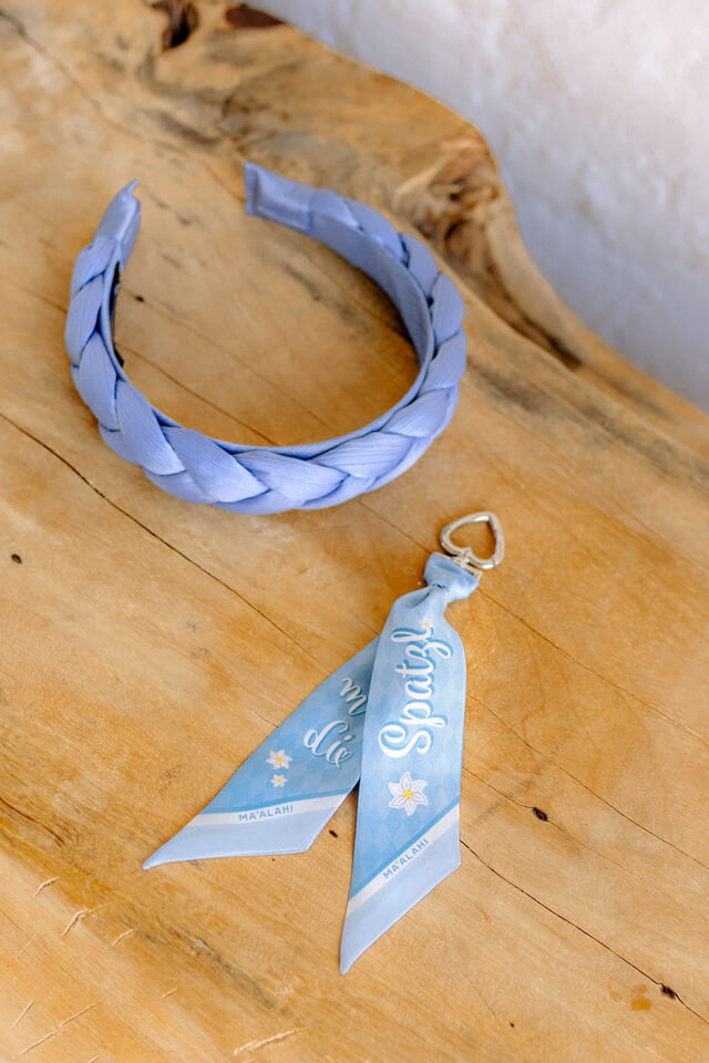 Taschenanhänger Edelweiss-Azur
